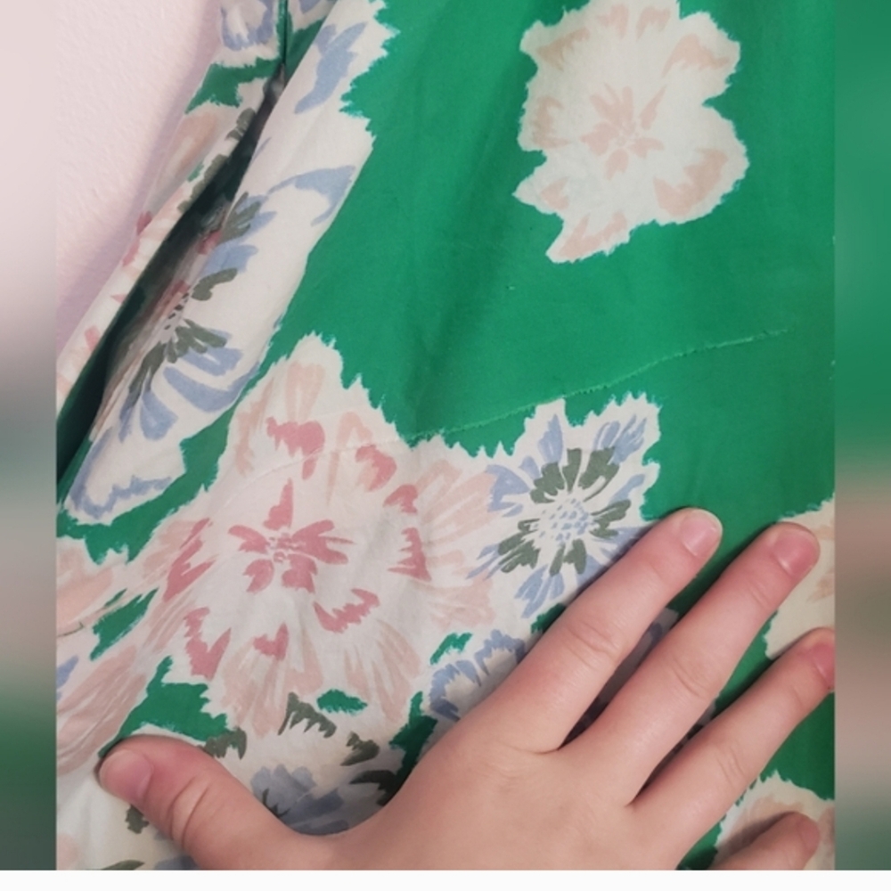 Tanya Taylor Danielle Floral Print Puff Sleeve Dress - Picture 14 of 16